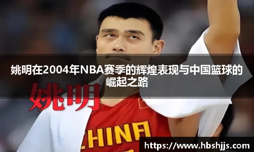 姚明在2004年NBA赛季的辉煌表现与中国篮球的崛起之路